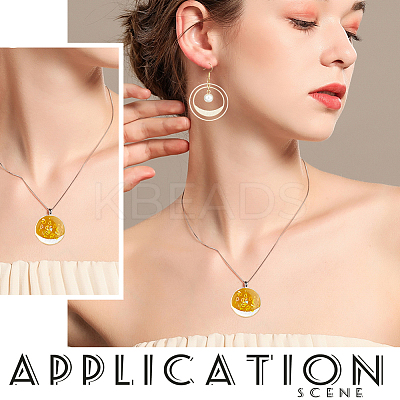 16Pcs 2 Colors Brass Pendants KK-BC0011-21-1