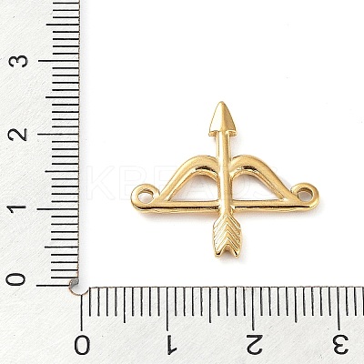 304 Stainless Steel Connector Charms LS-STAS-P331-01G-1