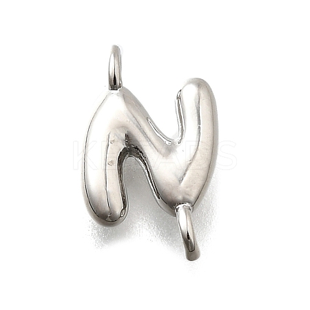 Brass Connector Charms KK-P295-01P-N-1
