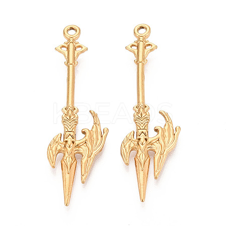 304 Stainless Steel Pendants STAS-N114-63G-1
