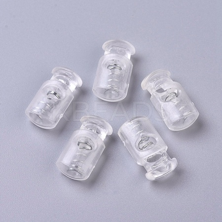 Transparent Plastic Spring Cord Locks KY-WH0020-13B-1