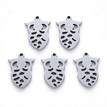 Tarnish Resistant 304 Stainless Steel Pendants STAS-N092-27-1