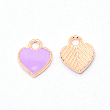 Light Gold Plated Alloy Enamel Charms ENAM-WH0052-01D-1