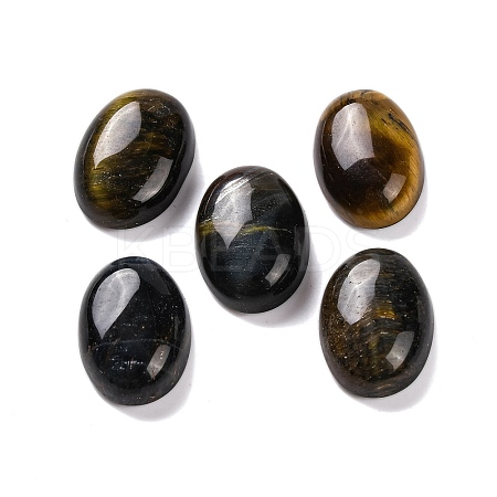 Natural Tiger Eye Cabochons G-B085-06E-04-1