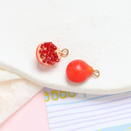 Opaque Resin Pendants INS-PW0001-08D-01-1