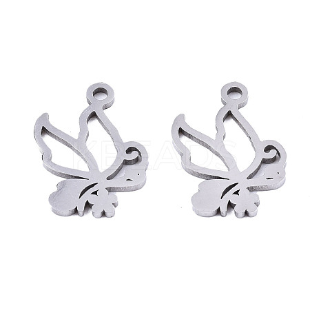 Non-Tarnish 201 Stainless Steel Charms STAS-T044-199P-1