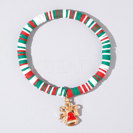 Christmas 304 Stainless Steel Enamel Charm Bracelets AH2991-29-1
