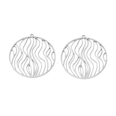 Non-Tarnish 304 Stainless Steel Pendants STAS-N095-094-1