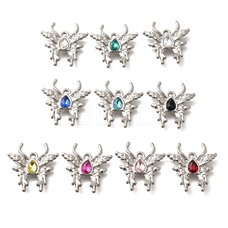 304 Stainless Steel Pendants STAS-Q346-14P-1