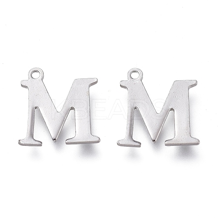 Tarnish Resistant 304 Stainless Steel Charms STAS-H112-M-P-1