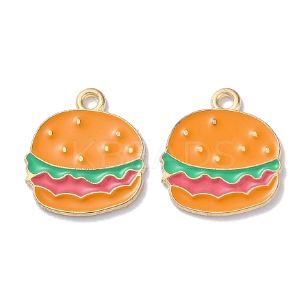 Alloy Enamel Pendants ENAM-O001-11V-G-1