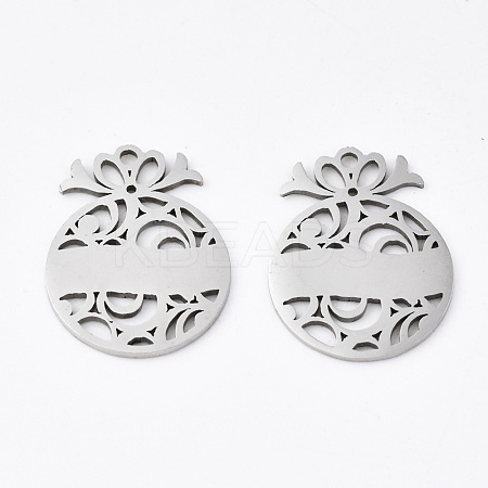 Non-Tarnish 201 Stainless Steel Pendants STAS-Q240-021P-1