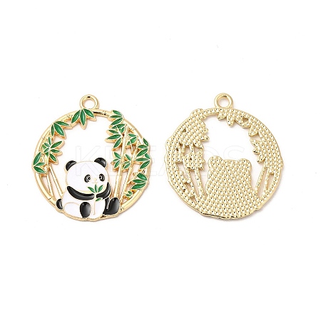 Alloy Enamel Pendants ENAM-C005-12G-1