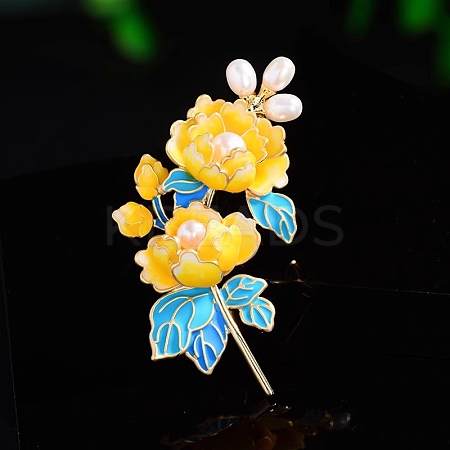 Peony Enamel Pins PW-WG36885-02-1