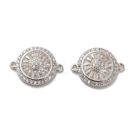 925 Sterling Silver Connector Charms STER-H110-18P-1