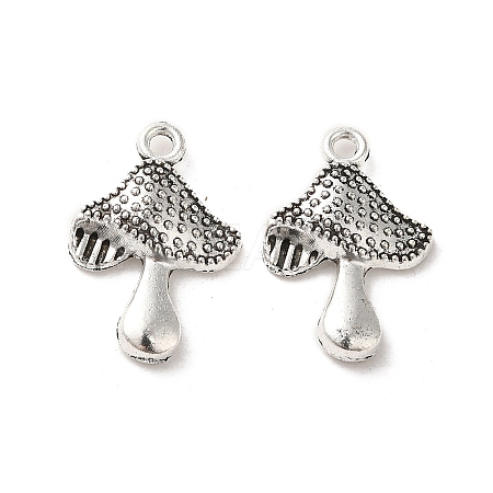 Tibetan Style Zinc Alloy Mushroom Pendants LS-X-TIBEP-R334-289AS-RS-1
