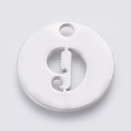 Non-Tarnish 304 Stainless Steel Pendants STAS-F233-09-P-1