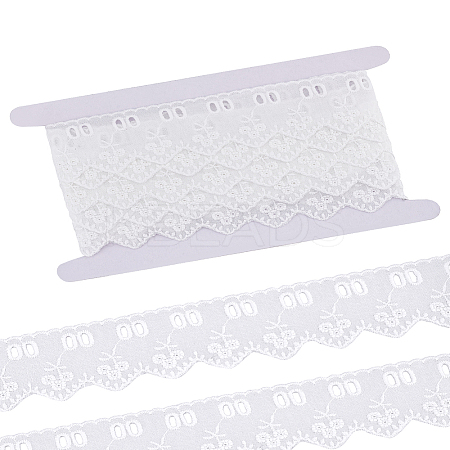 5 Yards Hollow Cotton Lace Trim OCOR-LP0001-16-1