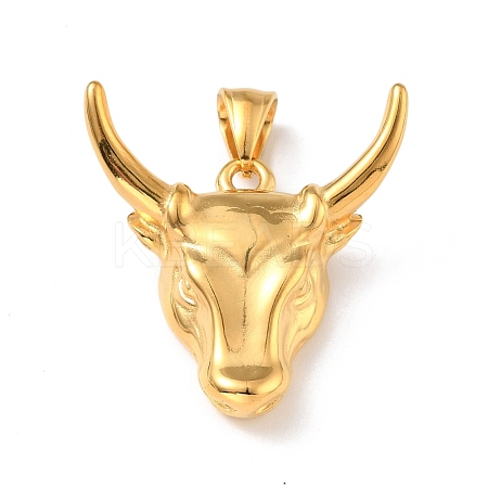PVD Vacuum Plating 304 Stainless Steel Pendants STAS-E058-17G-1