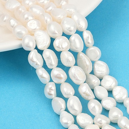 Natural Cultured Freshwater Pearl Beads Strands PEAR-P064-20K-06A-1