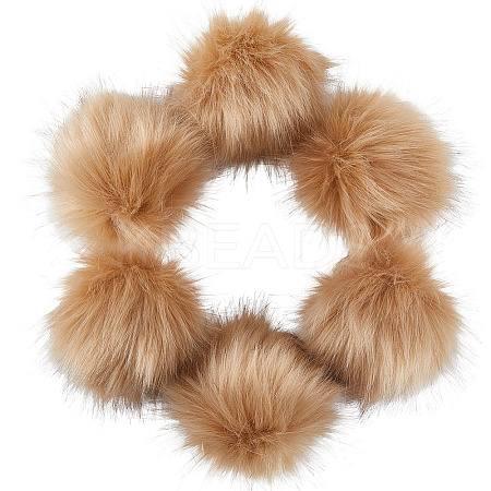 Faux Fox Fur Soft Pompom Ball DIY-WH20002-620A-01-1