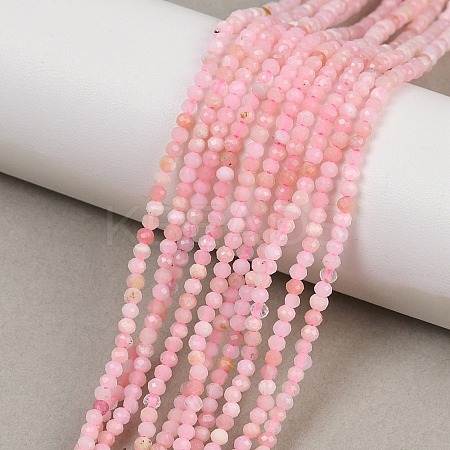 Natural Peru Pink Opal Beads Strands G-F798-A01-01C-1