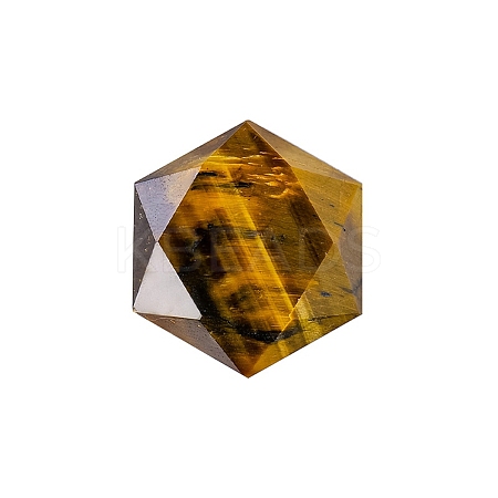 Natural Tiger Eye Healing Star of David Ornament PW-WG52742-02-1