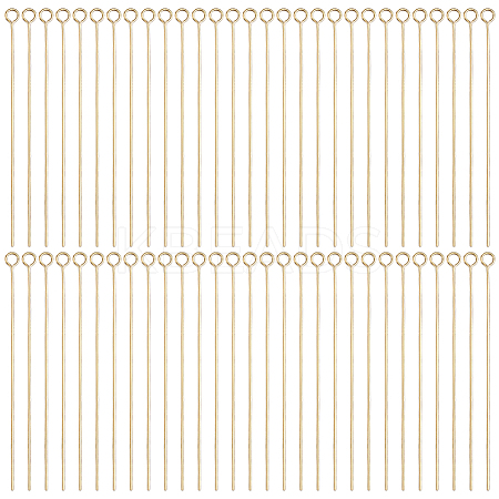 100Pcs Brass Eye Pins KK-ME0004-82-1