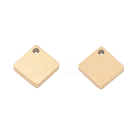 Ion Plating(IP) 304 Stainless Steel Pendants STAS-O133-08E-G-1