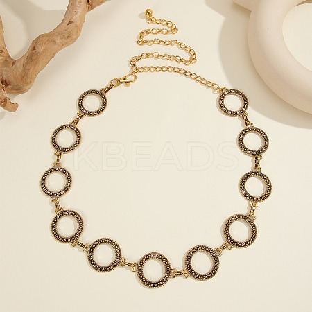 Vintage Alloy Ring Link Chain Waist Belly Chains for Women FS-WG53B1A-01-1