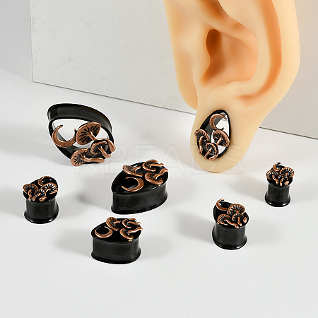 304 Stainless Steel Ear Plugs Gauges WGD6A2D-03-1