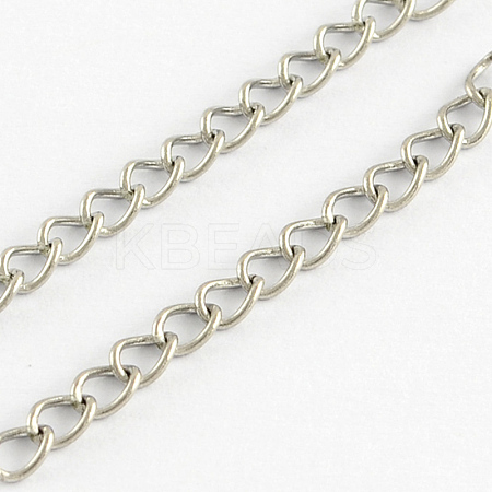 304 Stainless Steel Curb Chains CHS-R005-03-100m-1