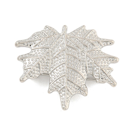 Maple Leaf Shape Alloy Brooch LS-JEWB-U006-04P-1