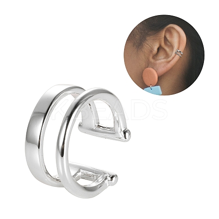 925 Sterling Silver Cuff Earrings JE1063B-1
