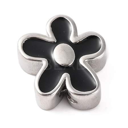 304 Stainless Steel Enamel Beads STAS-B070-07P-01-1