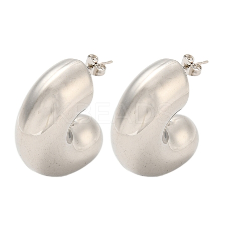 Non-Tarnish 304 Stainless Steel Stud Earrings LS-EJEW-G368-03P-1