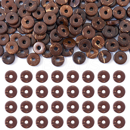 100Pcs Natural Coconut Bead Strands COCO-TA0001-01A-1