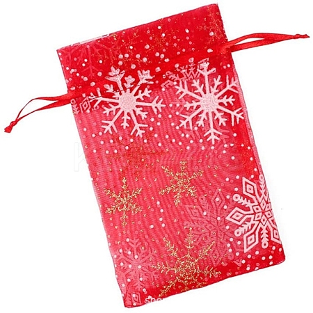 Organza Printed Gift Bags with Drawstring LS-PW-WG00D7C-04-1