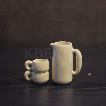 Miniature Teapot & Cup Set Ornaments MIMO-PW0002-12A-01-1