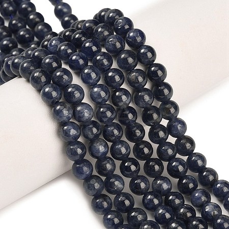 Natural Sapphire Beads Strands G-L631-A02-5-6mm-AA-1