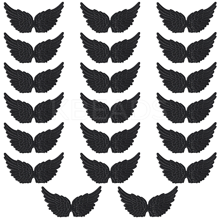 20Pcs Cloth Angel Wings AJEW-GF0012-62C-1