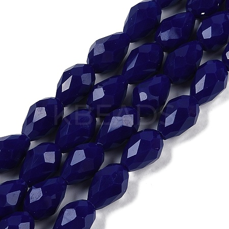 Opaque Solid Color Beads Strands EGLA-N013-P4mm-D03-1