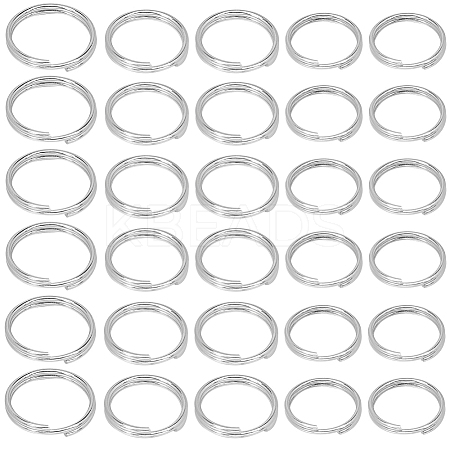 600Pcs 3 Styles 304 Stainless Steel Split Rings STAS-SP0001-64-1