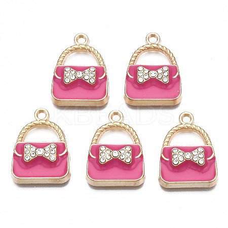 Rack Plating Alloy Enamel Pendants LS-ENAM-T011-129A-1