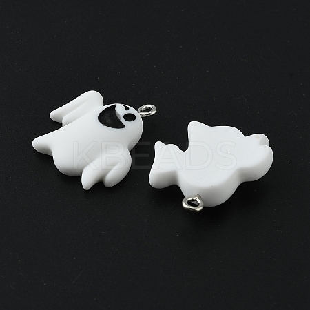 Halloween Themed Opaque Resin Pendants LS-X-RESI-CJC0006-028C-1