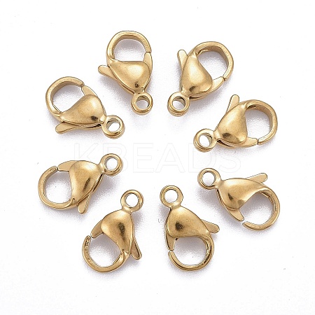 Ion Plating(IP) 316L Surgical Stainless Steel Lobster Claw Clasps X-STAS-H353-C-02G-A-1