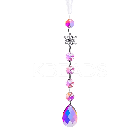 Metal Snowflake Hanging Ornaments PW-WGEE7F3-04-1