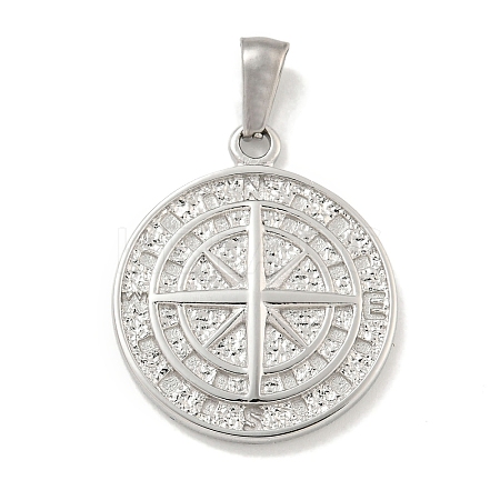Non-Tarnish 304 Stainless Steel Pendants STAS-C102-13P-1