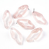 Transparent Resin Stud Earrings EJEW-T012-05-B03-1