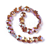 Electroplate Glass Beads Strands EGLA-J148-A-AB09-2